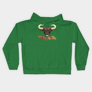 Front and Back Taurus Kids Hoodie